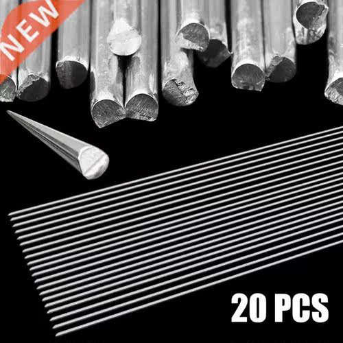 20pcs 2mm*500mm Aluminum Welding Rods Anti-rust Wire Solderi