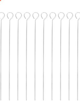 12pcs Meat Easy Clean Kabab Stick Ergonomic Long Camping