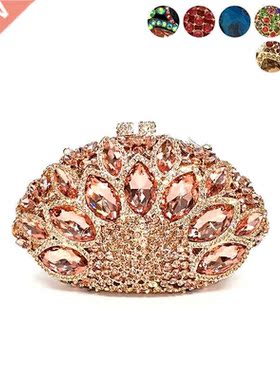 Women evening party handbag diamonds crystal clutch luxury b