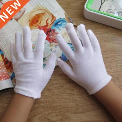 2 pairs children's white cotton gloves boy and girl white da