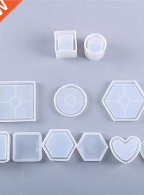 11PCS/set  Glue Drop Mold Style Coaster Storage Box Pen