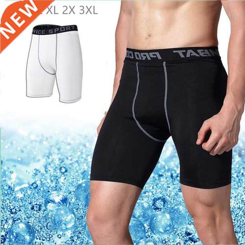 Men Sports Gym Compression Under Base Layer Shorts Tights Ha