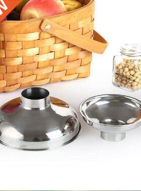 Stainless Steel Wide Mouth Funnel Canning Hopper Filter