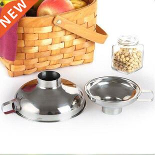 Stainless Steel Wide Mouth Funnel Canning Hopper Filter