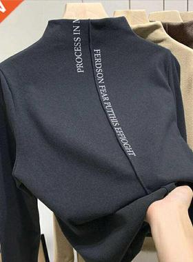 Korean Style Stretch Casual Pullover Fall/Winter Women's Let