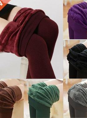 Women Winter Thick Warm Pants Fleece Lined Thermal Stretchy