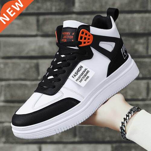 Youth White Women's Men's Sneaker rend High Top Platform Sho