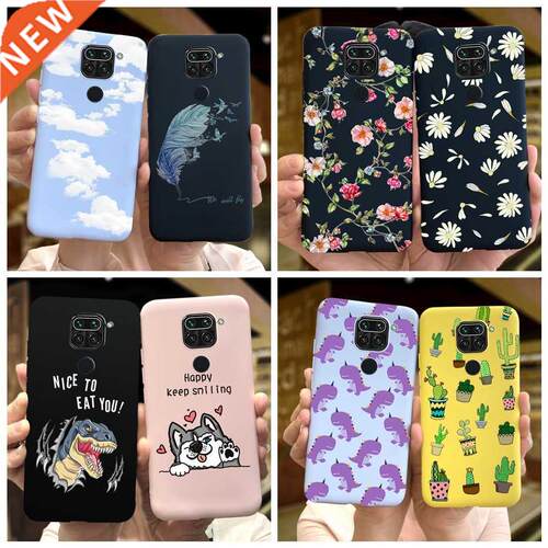 For Xiaomi Redmi Note 9 Case soft Cartoon Pattern Silicone P