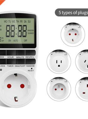 Electronic Digital Timer Switch Socket Kitchen Timer Outlet
