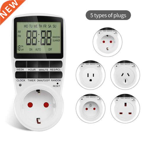 Electronic Digital Timer Switch Socket Kitchen Timer Outlet