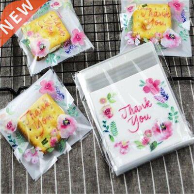 2019 100 pcs/lot Write Thank You Plastic Transparent Baking