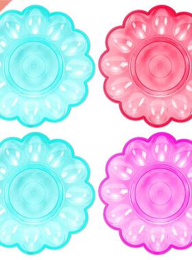 4pcs Premium 12 Grids Egg Holder Trays Creative Plastic Egg