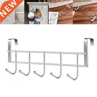 5 Hooks Kitchen Hanger Shelf Free Of Punch Rack Multifunctio