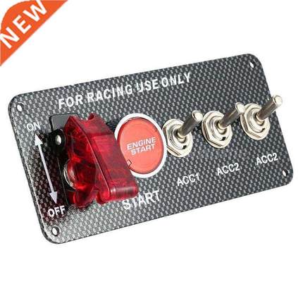 12V Car Ignition Switch Engine Start Button 3 Racing Panel