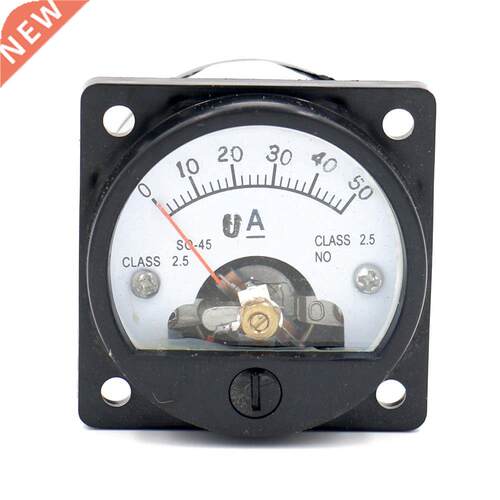 SO-45 Accuracy DC 50uA Analog Panel Meter Ammeter Amperemete