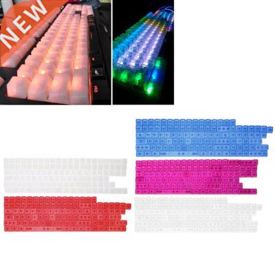 104 Keys Transparent ABS Blank Keycaps For OEM MX Switches G