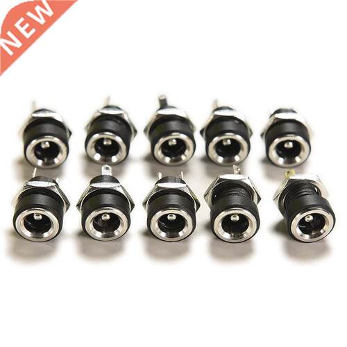 10Pcs 3A 12v for DC Power Supply Jack Socket Female Panel Mo