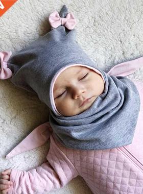 Baby Cotton Hat Autumn Winter Children's Scarf Hat Sets Bo