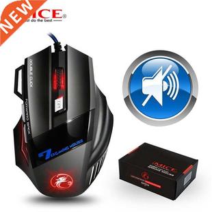 Gaming Mouse Gamer 7 Button 5500DPI Wired Ergonomic Mouse Le
