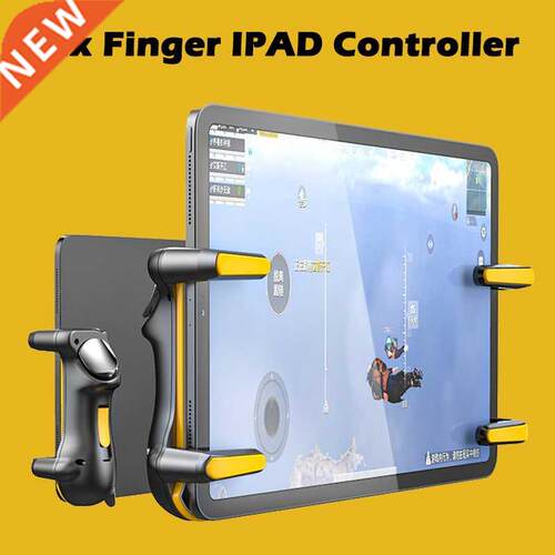 Six Finger Ipad PUBG Controller Capacitance Adjustable Mobil