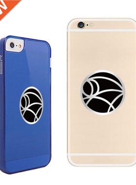 1PC 40mm/30mm Black Round Metal Plate Replacement For Car Ma