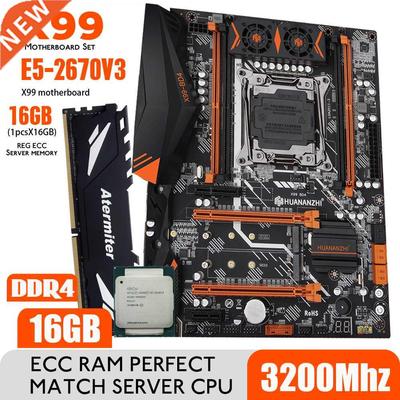 HUANANZH X99 BD4 Motherboard Combo Kt Set 2011-3 XEON E5 2