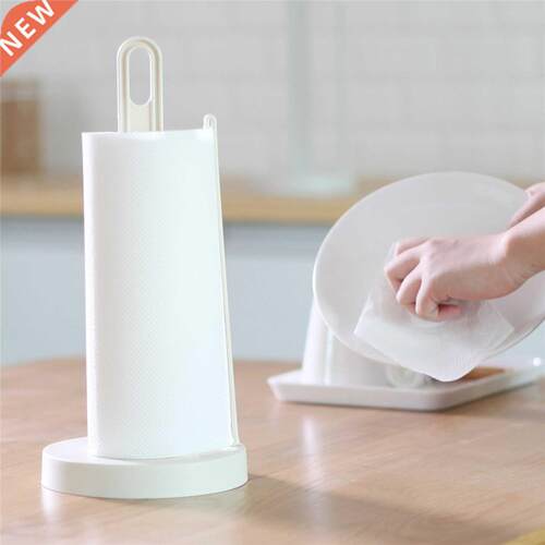Kitchen Living Room Desktop Roll Paper Storage Rack with