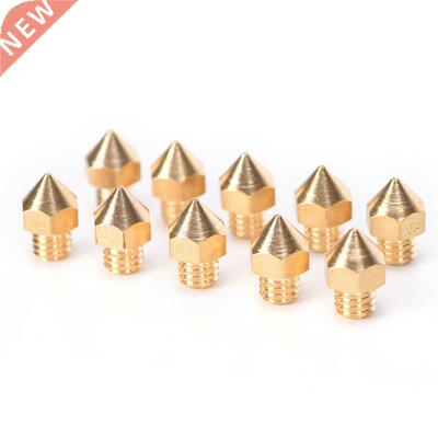10pcs Brass 0.4mm Extruder Nozzle Print Head for MK8 Makerbo