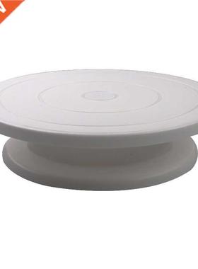 Plastic Cake Plate Turntale Rotating Rotary Stand Cake Pan