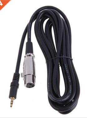 3 Pin XLR Female to 1/8 3.5mm Stereo Jack Right Angle Audio