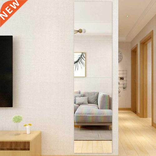 4Pcs 4x30cm 3D Mirror Wall Sticker DIY Acrylic Wall Mirror A