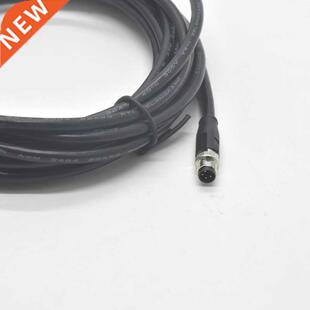 Pouring Molding Waterproof Connector M8 4P Male Straight Hea