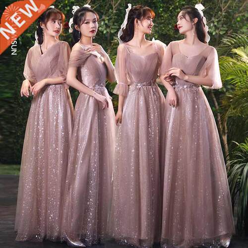 Wedding Bridesmaid Dress Party伴娘礼服裙姐妹团服婚礼闺蜜长裙