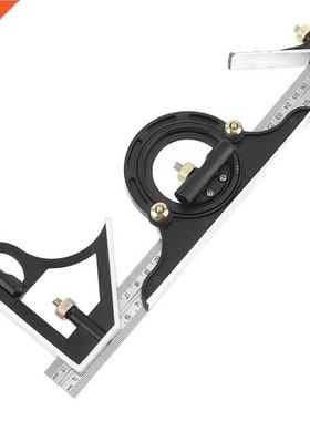 300MM Combination Square Angle Ruler Stainless Steel protrac