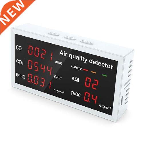 High Accuracy Air Quality Monitor CO CO2 HCHO TVOC Detector