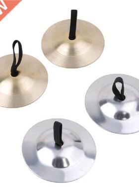 1 Pir Copper Cymbls Silver Belly Dnce Finger Dil Pds