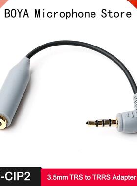BOYA BY-CIP2 Microphone TRS to TRRS Adapter Cable for iPhone