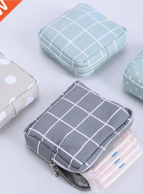 Women Portable Sanitary Napkin Storage Bag Cotton Travel