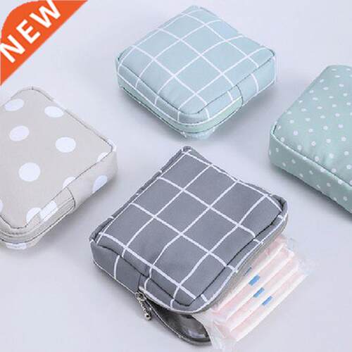 Women Portable Sanitary Napkin Storage Bag Cotton Travel