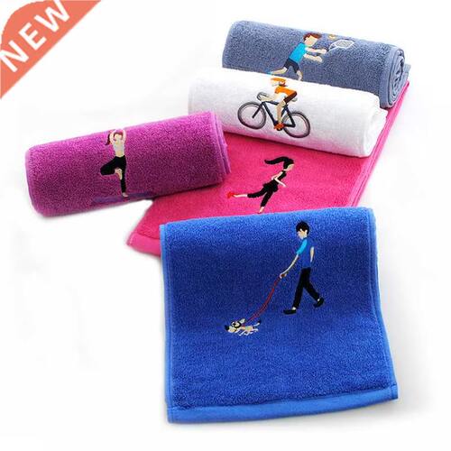 WolFAce 22X110cm Sports towel embroidered cartoon wipe