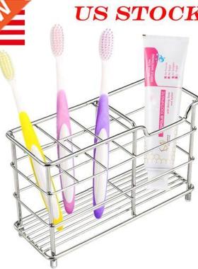 Stainless Steel Toothbrush Holder Toothpaste Razor Stand