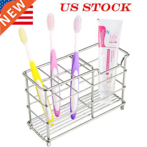Stainless Steel Toothbrush Holder Toothpaste Razor Stand