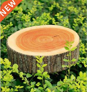 1Pc New Stump Shaped Decorative Pillows Cute Round Woods