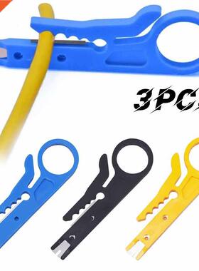 3pcs Mini Cable Stripper Crimper Plier Electric Wire Strippi