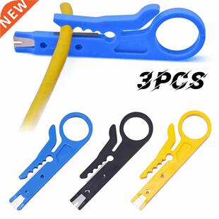 3pcs Mini Cable Stripper Crimper Plier Electric Wire Strippi
