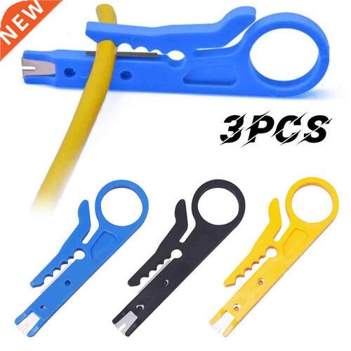 3pcs Mini Cable Stripper Crimper Plier Electric Wire Strippi