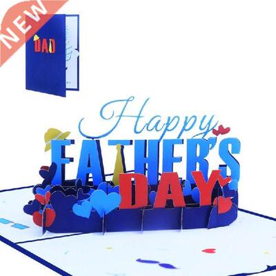 K1MF Selamat Hari Ayah 3D Kartu Pop Up Kartu Ucapan Berkat