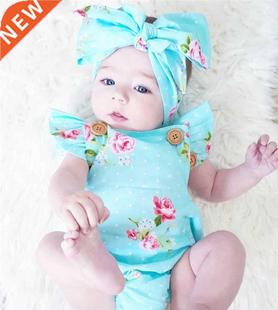 2pcs/Set Newborn Baby Clothes Sleeveless Girl Boy Clothes Ca