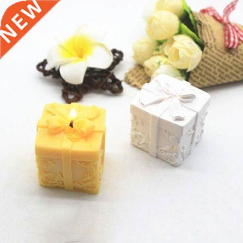 3D Gift Box Candle Mold Aromatherapy Plaster Mold Handmade