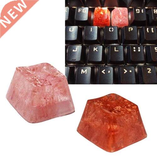 1Pc Handmade Customized Cherry Profile R4 Resin Keycap for C